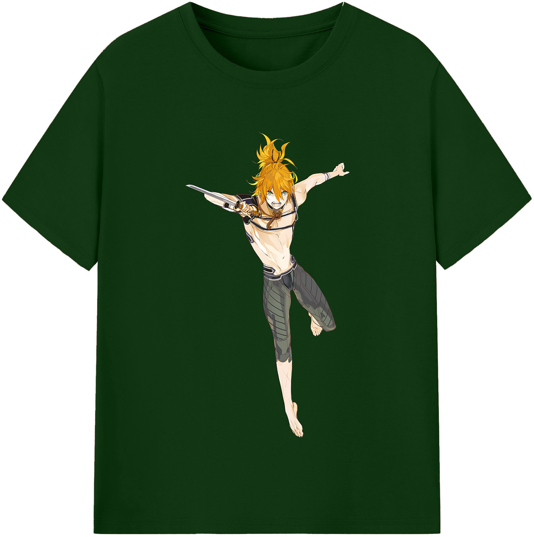 （画像用） 刀剣乱舞 Touken Ranbu 綿100％半袖Tシャツ（フロントプリント）